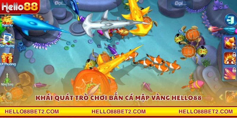 Khái quát trò chơi Bắn Cá Mập Vàng Hello88
