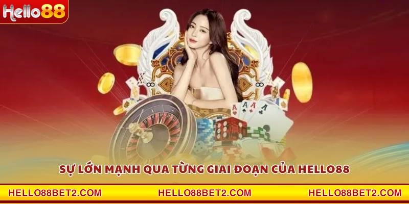 Sự lớn mạnh qua từng giai đoạn của Hello88