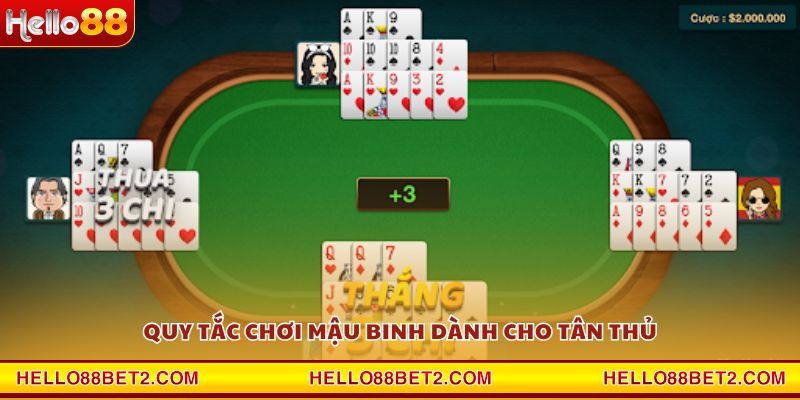 Quy tắc chơi Mậu Binh dành cho tân thủ