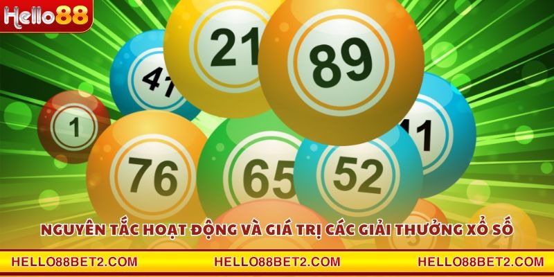 Nguyên tắc hoạt động và giá trị các giải thưởng xổ số